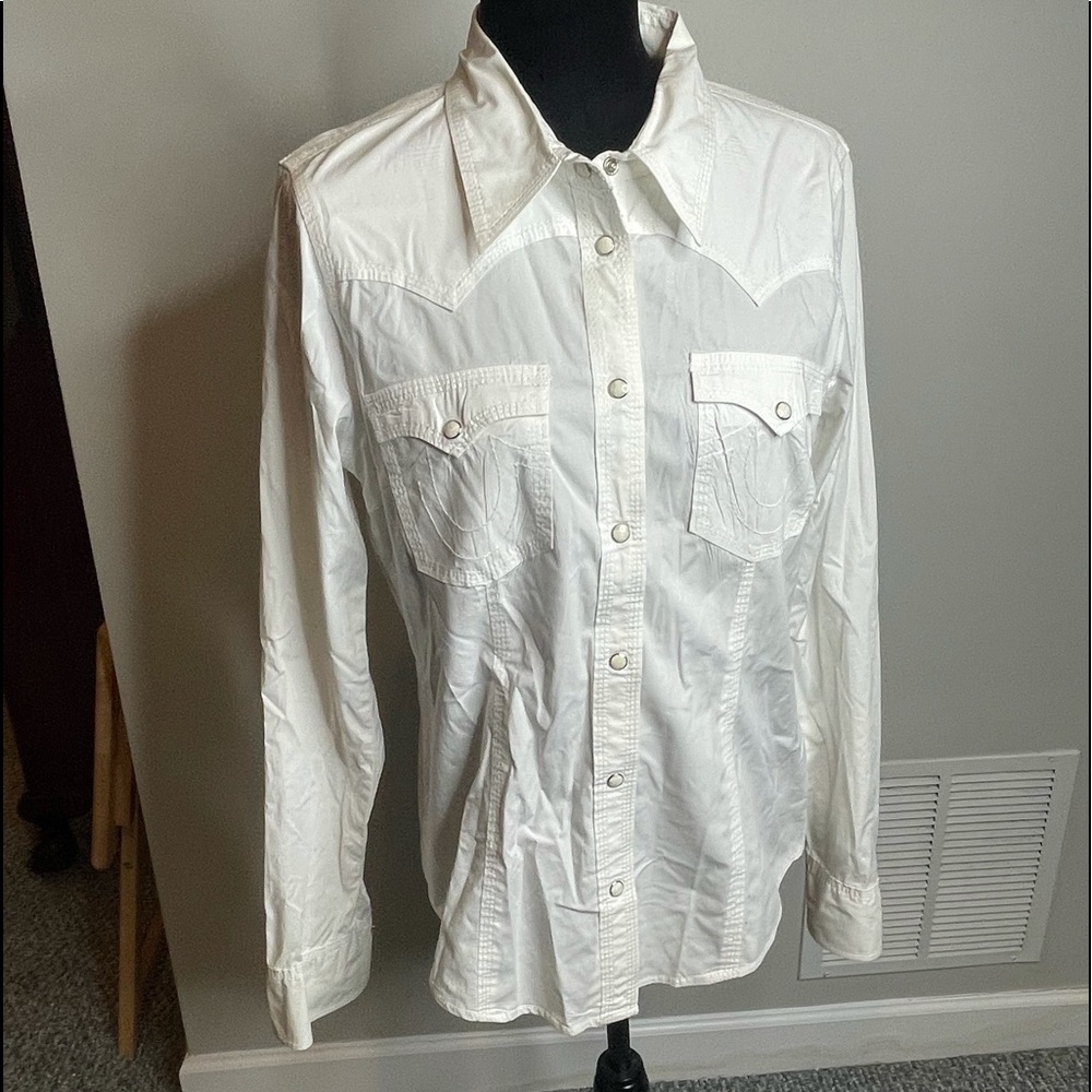 True Religion White Shirt